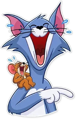  Tom And Jerry Whatsapp Stickers Stickers Cloud Funny Cartoon Pictures Stickers Png Tom And Jerry Transparent