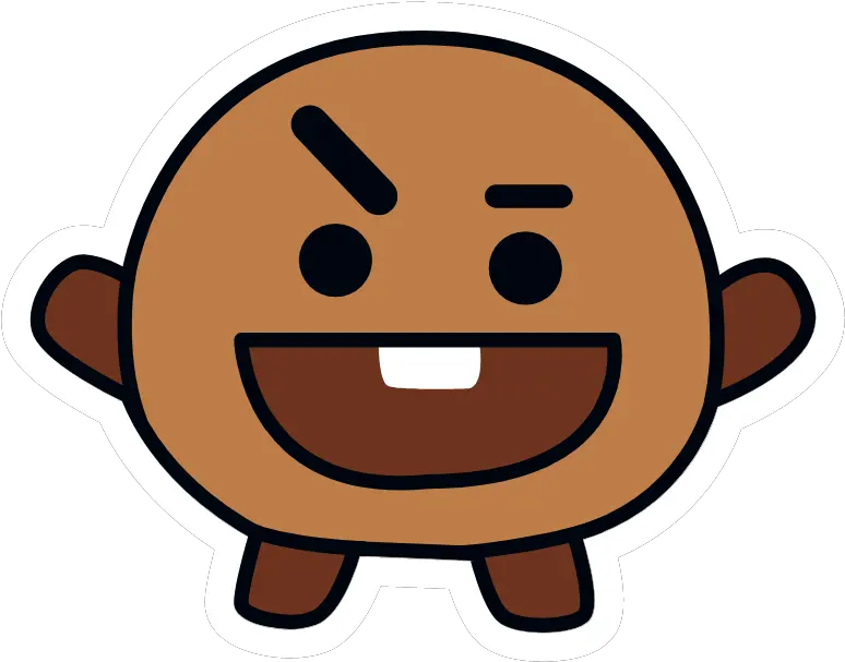  Bts Bt21 Shooky Suga Sticker Bt21 Suga Png Jimin Circle Icon