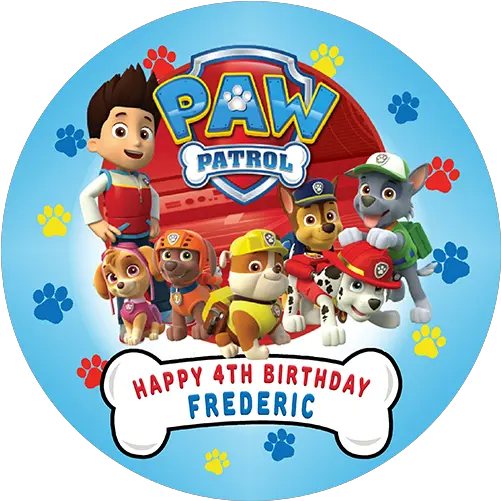  Download Free Png Paw Patrol Paw Patrol Personalised Cake Topper Paw Patrol Png