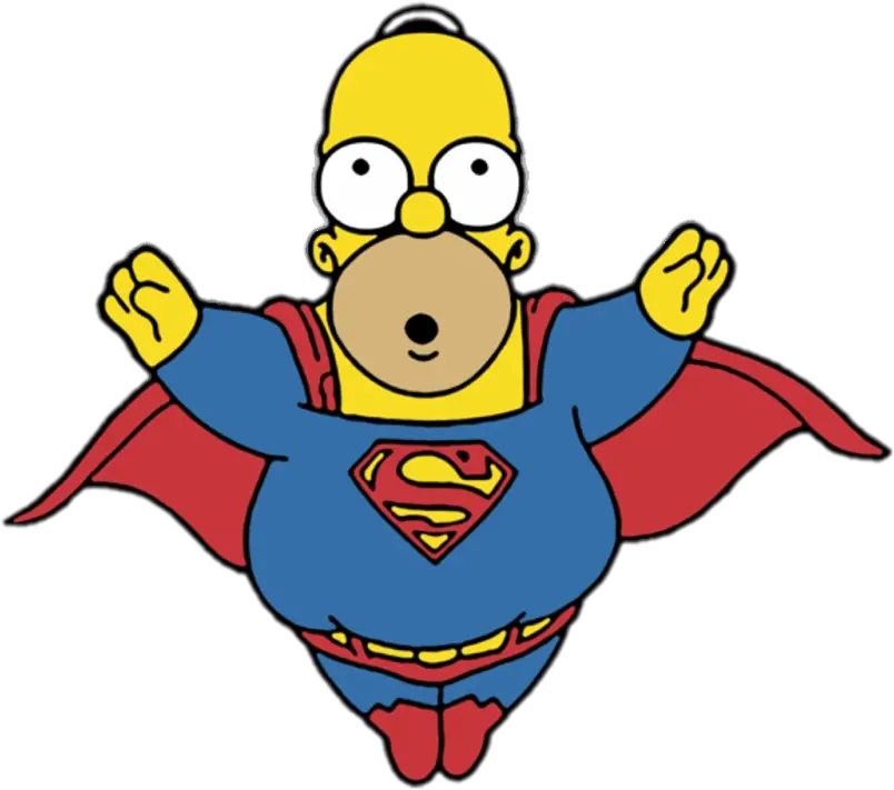  Homer Simpson Superman Transparent Png Homer Simpson Png Homer Simpson Transparent