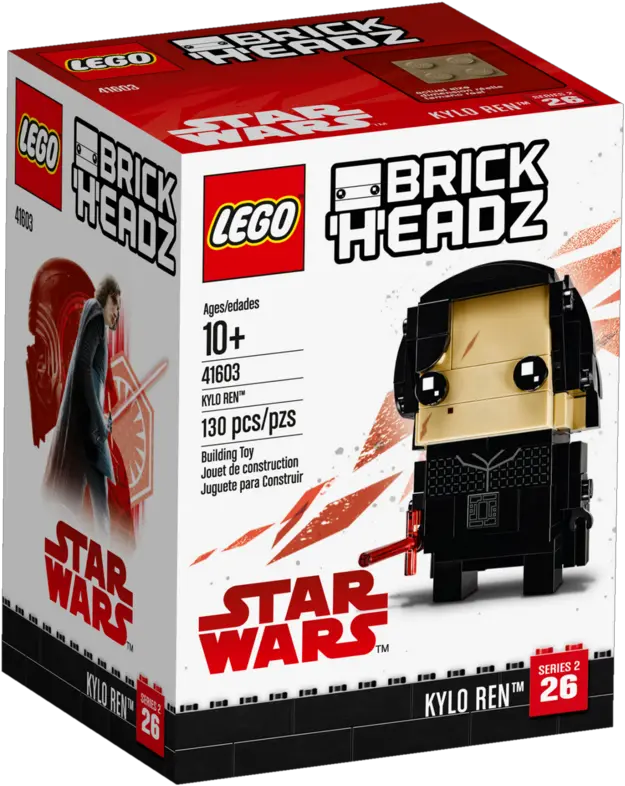  41603 Kylo Ren Lego Brickheadz Star Wars 41603 Png Lego Jack Sparrow Icon