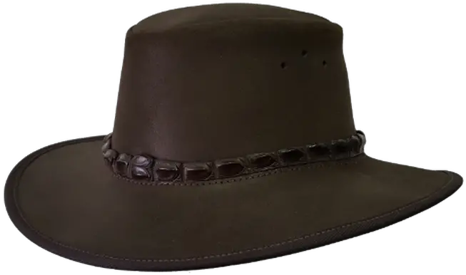  Oiled Suede Safari Hat With Croc Trim Cowboy Hat Png Safari Hat Png