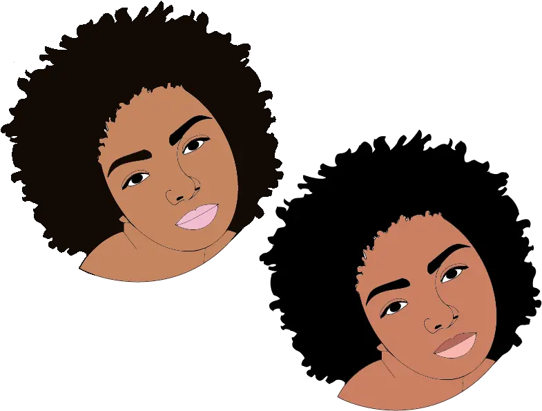  Download Black Woman Cartoon Character Black Girl Cartoon Black Skin Tones Cartoon Png Afro Transparent