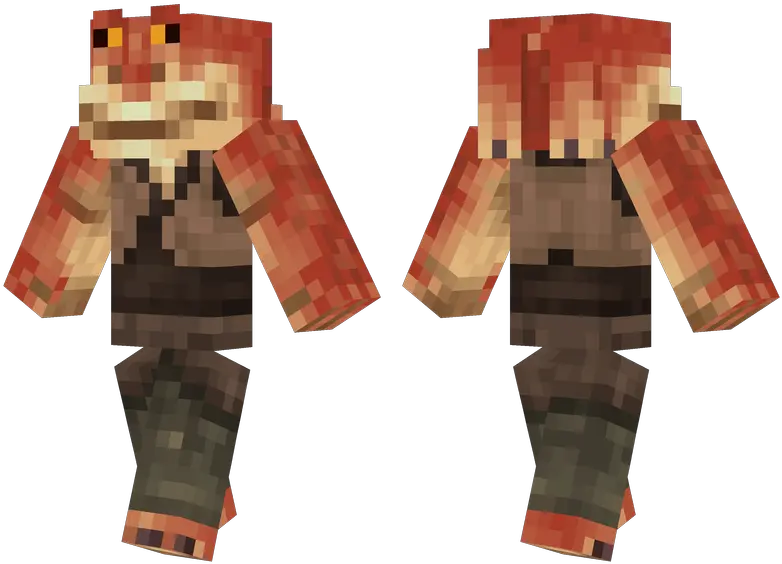  Jar Binks Minecraft Skins Fictional Character Png Jar Jar Binks Png