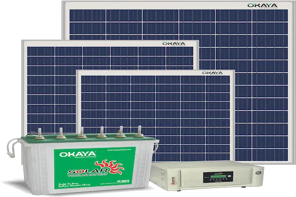  Solar Power Generation System Solar Inverter Battery Okaya Png Solar Panel Png