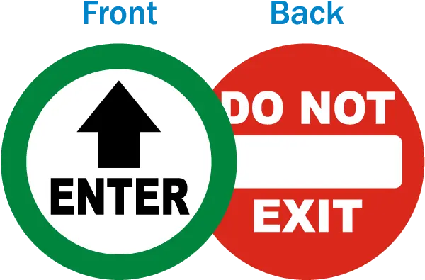  Enter Do Not Exit Label Automatic Door In Sticker Png Do Not Enter Png