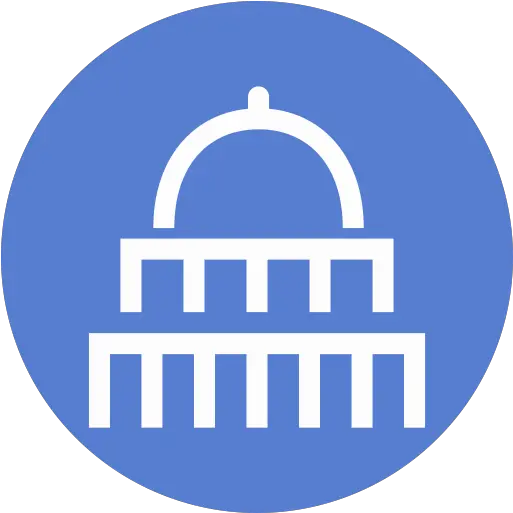  United States Capitol Outline Icon Circle Png United States Outline Png