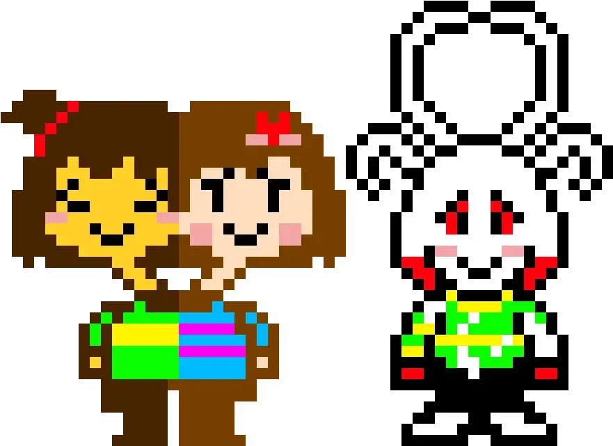  Le Fun Shark Chara X Frisk X Asriel Png Chara Png