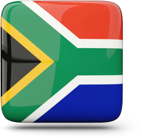  Glossy Square Icon Square South Africa Flag Icon Png Edm Icon