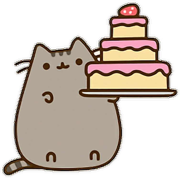  Felizcumpleaños Cumpleaños Happybirthday Birthday Pushe Easy Pusheen Png Feliz Cumplea?os Png