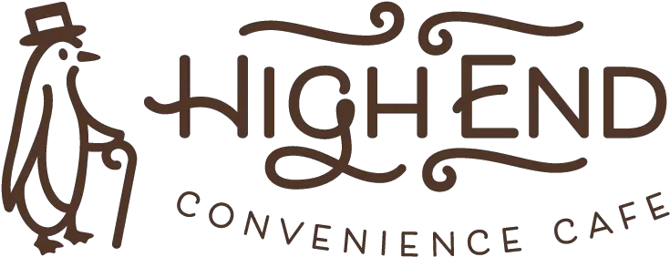  High End Convenience Cafe Logo Kyle Loranger Design Calligraphy Png Cafe Logos