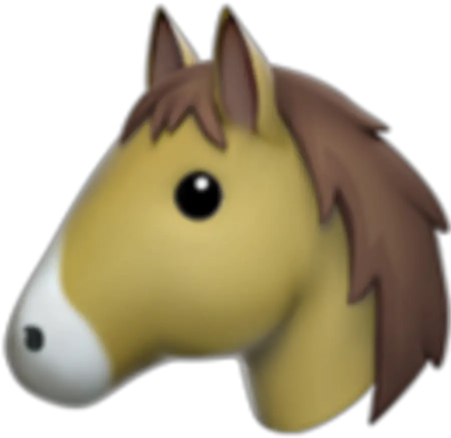  Emoji Apple Cheval Horse Horse Emoji Png Horse Emoji Png