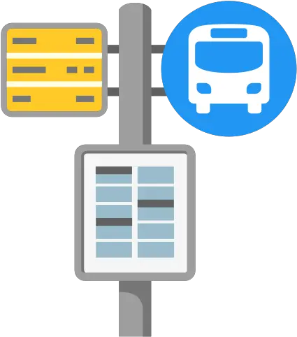  Bus Stop Emoji Vertical Png Bus Station Icon