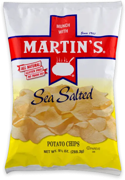  Martins Sea Salted Potato Chips Potato Chip Png Potato Chips Png