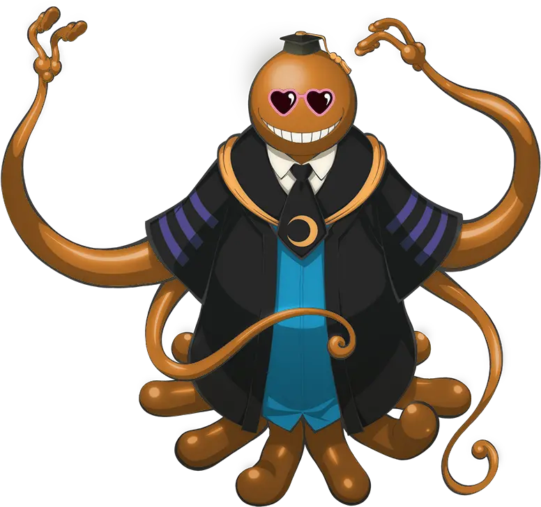  Download Korosensei Vacation Koro Sensei Monokuma Full Koro Sensei Png Monokuma Png