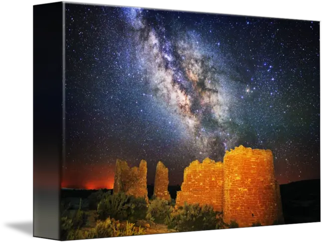  The Milky Way Over Castle By Duke Johnson Milky Way Png Milky Way Png