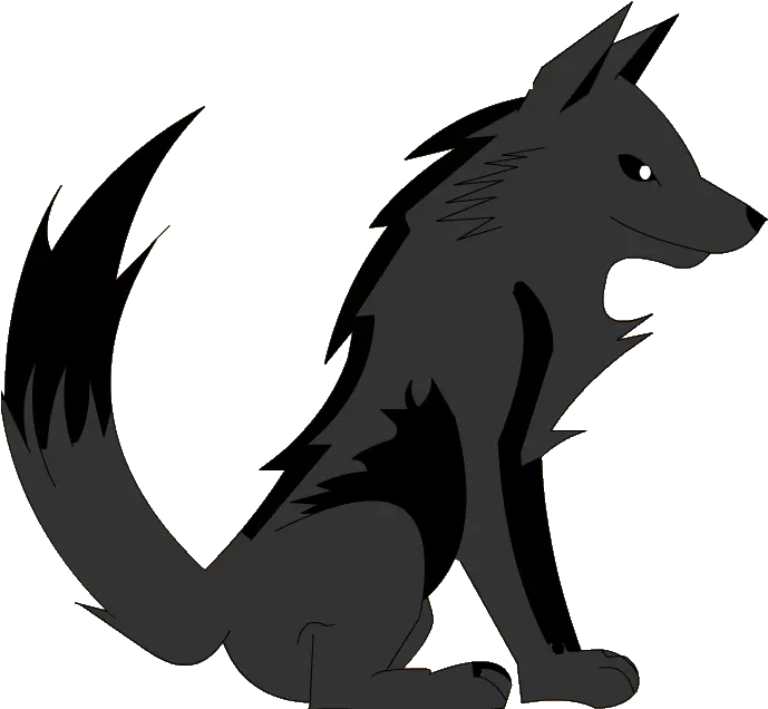  Black Wolves Cartoon Full Size Png Download Seekpng Dark Wolves Png Wolves Png