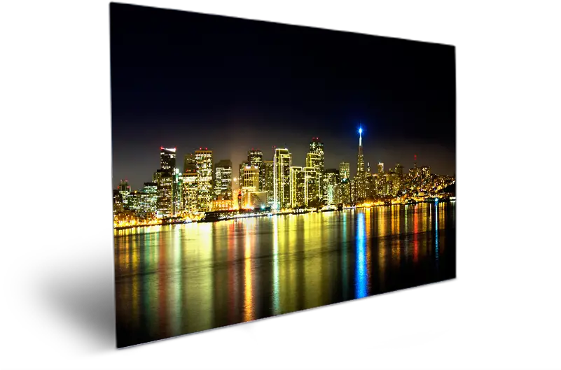  Download San Francisco Night Skyline California Background Png Houston Skyline Png