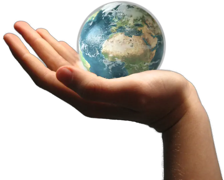  Earth In Hand Transparent Image Png Arts World In Hand Png Planet Earth Png