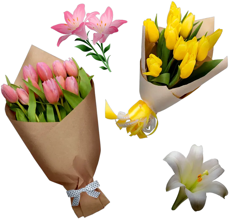  Easter Flowers Lily Tulips Free Image On Pixabay Bouquet Png Easter Lily Png