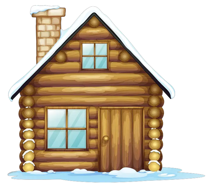  Download Inverno Christmas House Clipart Cabin Png House Clipart Transparent