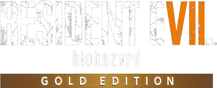  Evil 7 Biohazard Gold Gold Edition Png Resident Evil Logo