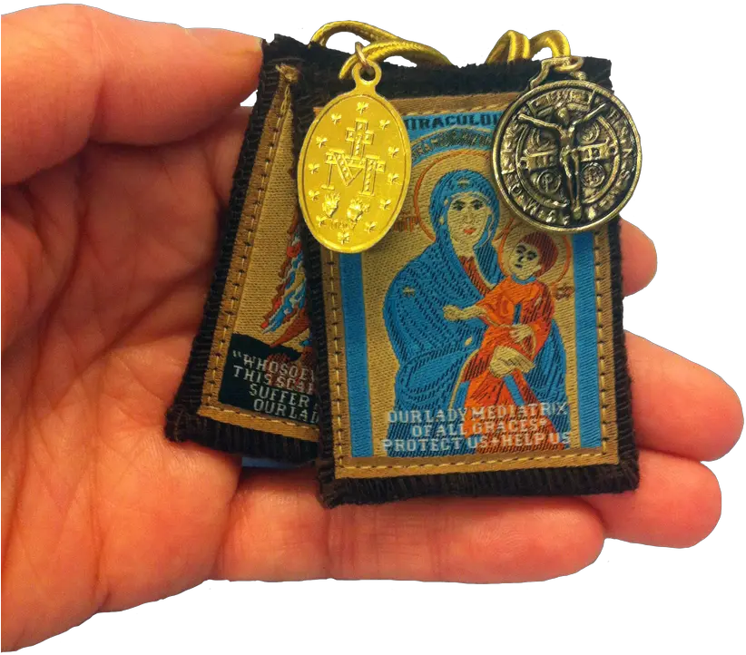  Miraculous Brown Scapular Fictional Character Png Our Lady Of Fatima Icon