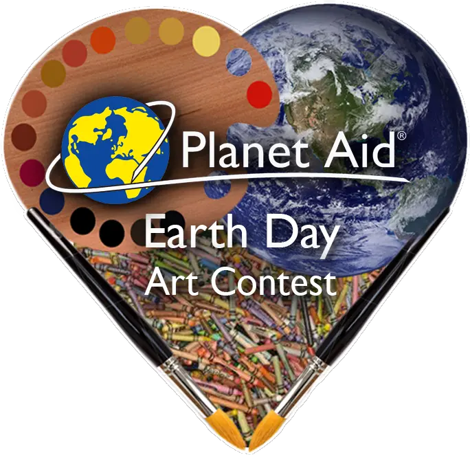  Planet Aid Launches Earth Day Art Contest Transparent Real Earth Png Earth Day Icon