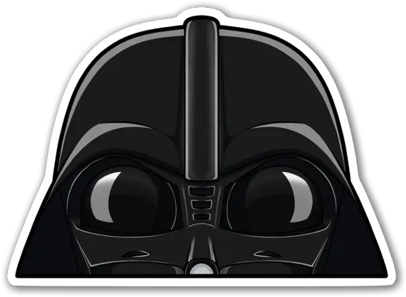  Darth Vader Peeker Stickerapp Darth Vader Png Darth Vader Transparent Background