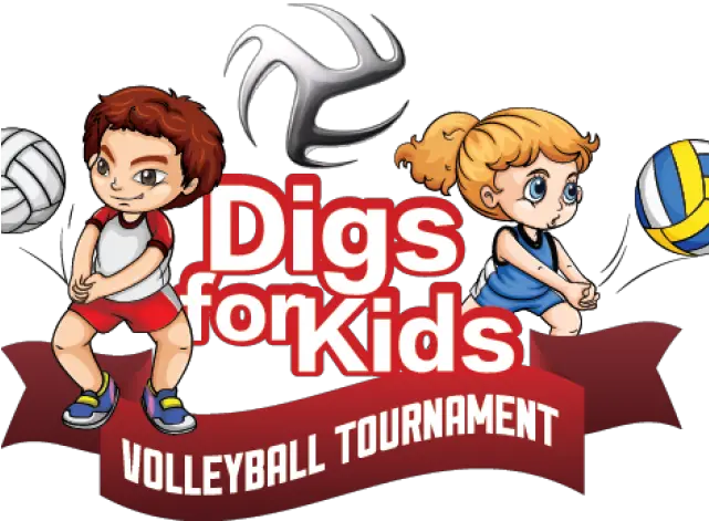  Download Kids Volleyball Logo Png Image Cartoon Volleyball Logo