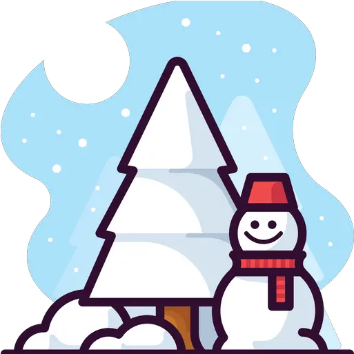  Winter Icon Of Colored Outline Style For Holiday Png Winter Png