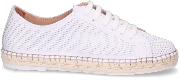  Lace Up Espadrile Cutted Smooth Leather Off White Plimsoll Png White Lace Png