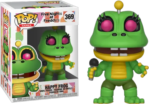  Freddy Fazbearu0027s Pizzeria Simulator Happy Frog Pop Vinyl Figure Png Freddy Fazbear Png