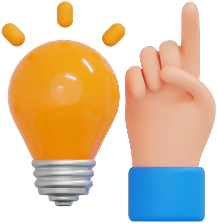  Give Idea 3d Illustrations Designs Images Vectors Hd Graphics Incandescent Light Bulb Png Idea Icon