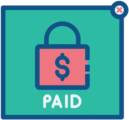  Paid Icon Of Colored Outline Style Available In Svg Png Ads To Money Icon Paid Png