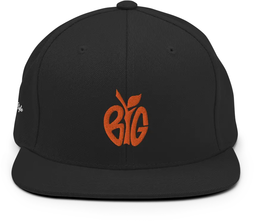  Big Apple Snapback Blackorangewhite Png Obey Icon Snapback