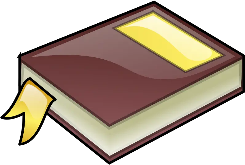  Book 8 Colour 3 Openclipart Novel Clipart Png Small Book Icon