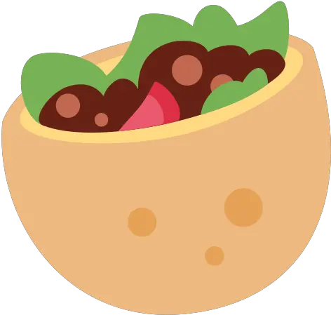  Stuffed Flatbread Emoji Meaning With Pictures From A To Z Gyro Emoji Png Food Emoji Png