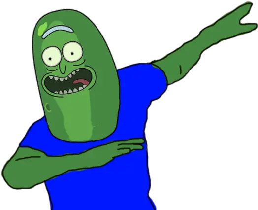  Co Comics U0026 Cartoons Thread 95173942 Pickle Rick Dab Transparent Png Morty Png