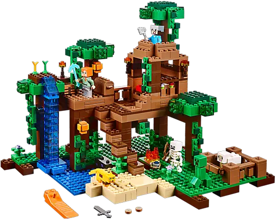  Lego The Jungle Tree House 21125 Minecraft Lego Tree House Png Jungle Tree Png