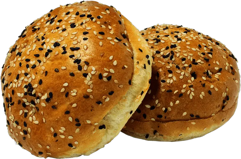  Sesame Burger Bun Burger Buns With Black Sesame Seeds Png Burger Bun Png