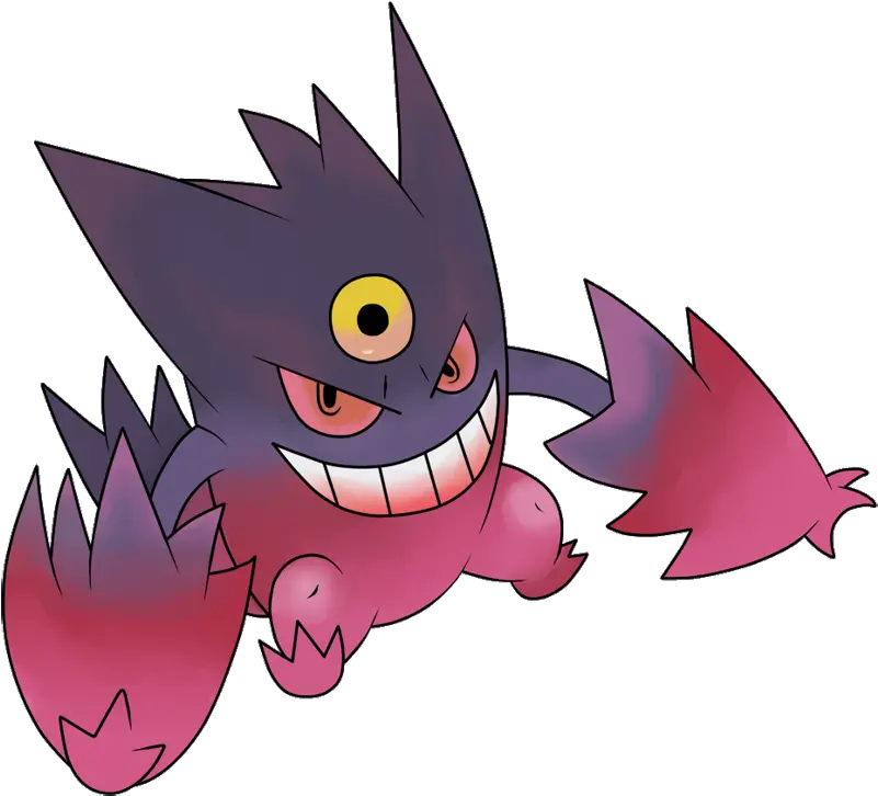  Mega Gengar Pokemon Gengar Mega Evolution Png Gengar Png