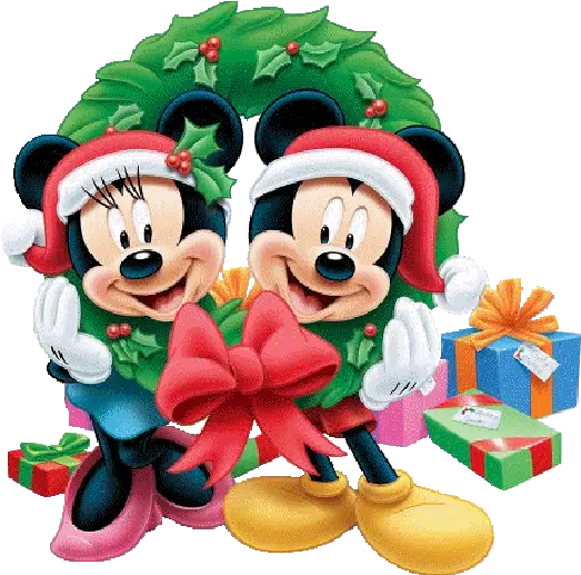  Mickey Mouse And Friends Xmas Clip Art Images Mickey Minnie Christmas Png Friends Transparent