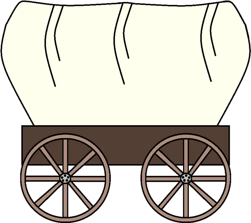  Transparent Conestoga Wagon Oregon Trail Drawing Wagon Png Wagon Png