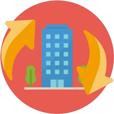  Active Real Estate Vs Passive Investing A Vertical Png Real Estate Circle Icon