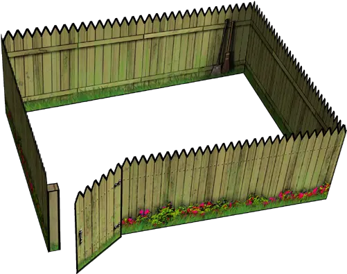  Wooden Fences Paper Model Daveu0027s Games Fence Paper Model Png Wooden Fence Png