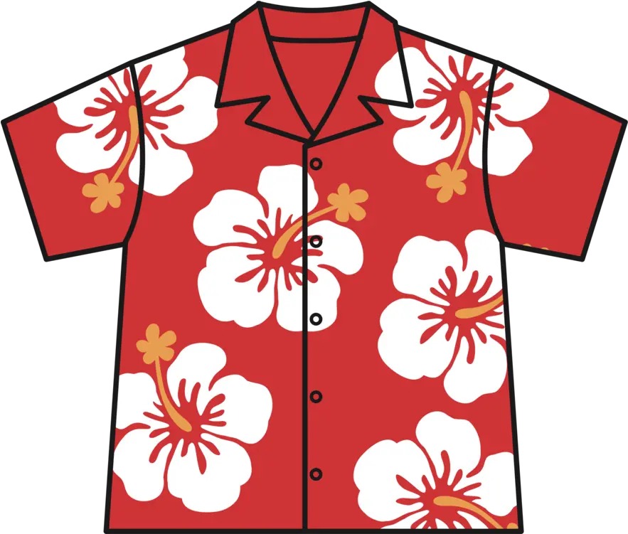  Hawaiian Hibiscus Clothing Png Clipart Transparent Background Hawaiian Shirt Clipart Hawaiian Png