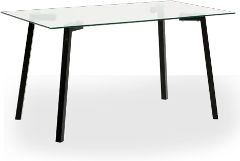  Rectangular Table With Glass Tabletop Png Top