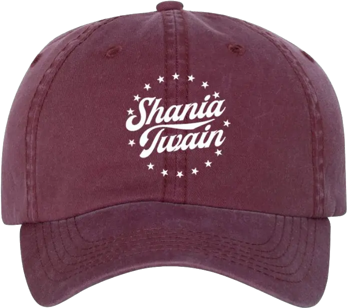  Shania Twain Logo Maroon Dad Hat For Baseball Png Universal Music Logo