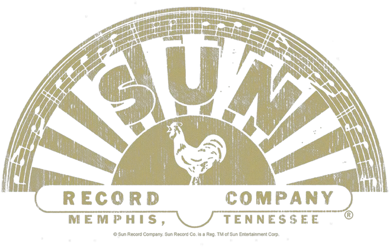  Sun Records Tattered Logo Mens Long Rooster Png Sun Records Logo